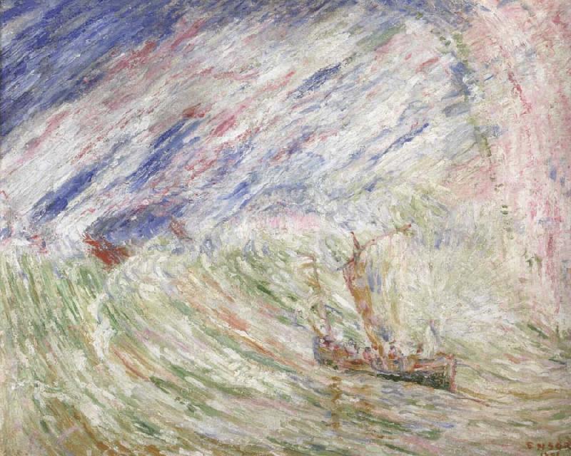 Christ Calming the Storm, James Ensor